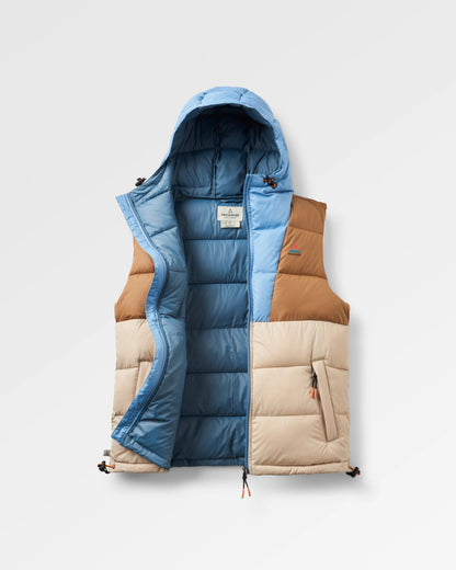 Kai Insulated Gilet - Toffee/Stone - Flatlay