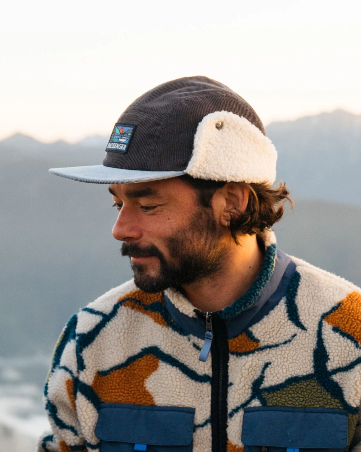 Daytime Sherpa Lined Hat - Charcoal - Lifestyle - Male