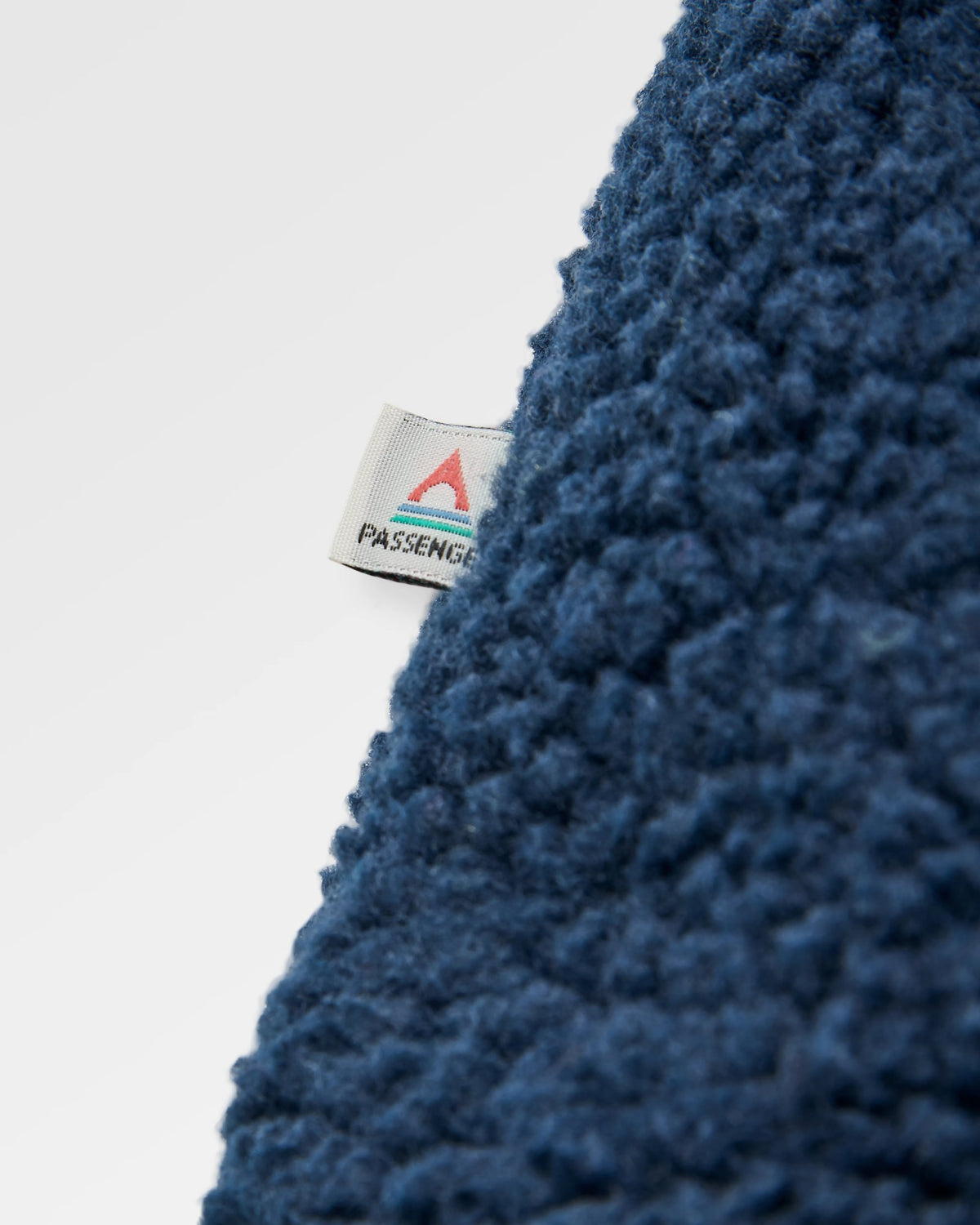 Clover Sherpa Hooded Fleece - Rich Navy - Flatlay