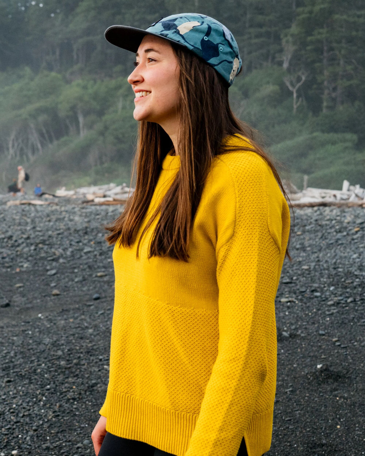 Cove Knitted Jumper - Heritage Yellow - Lifestyle