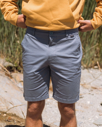 365 Light Cotton Shorts - Storm Grey - Lifestyle