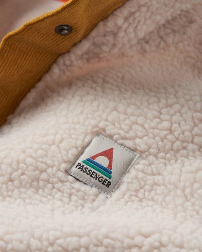 Create Deep-Pile Sherpa Fleece - Blue Fog - Flatlay