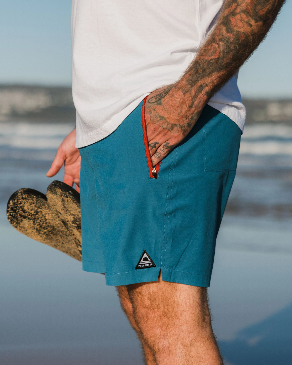 Traveller All Purpose Short - Blue Steel - Lifestyle