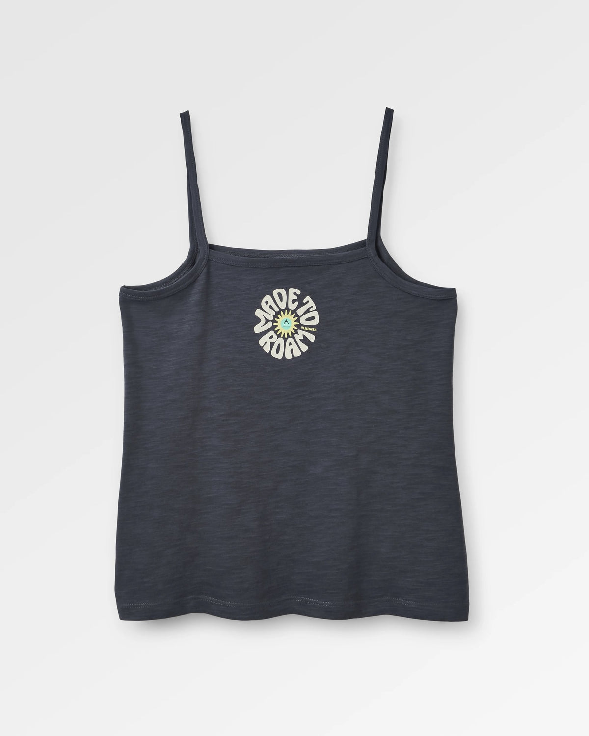 Easy Days Strappy Vest - Black - Flatlay