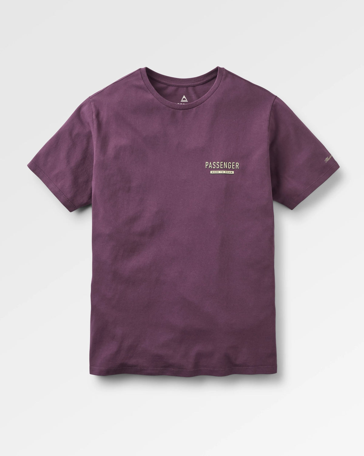 Guided T-Shirt - Deep Plum - Flatlay