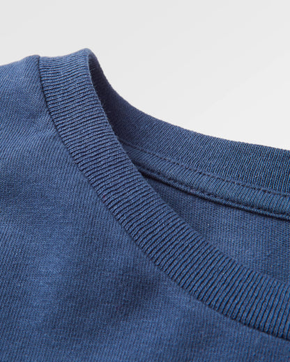 Classic Logo T-Shirt - Rich Navy - Flatlay