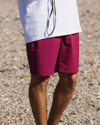Drifter NetPlus® Swim Lined Short - Warm Berry - Lifestyle