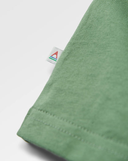 Outdoor Gear Cotton T-Shirt - Wild Green - Flatlay