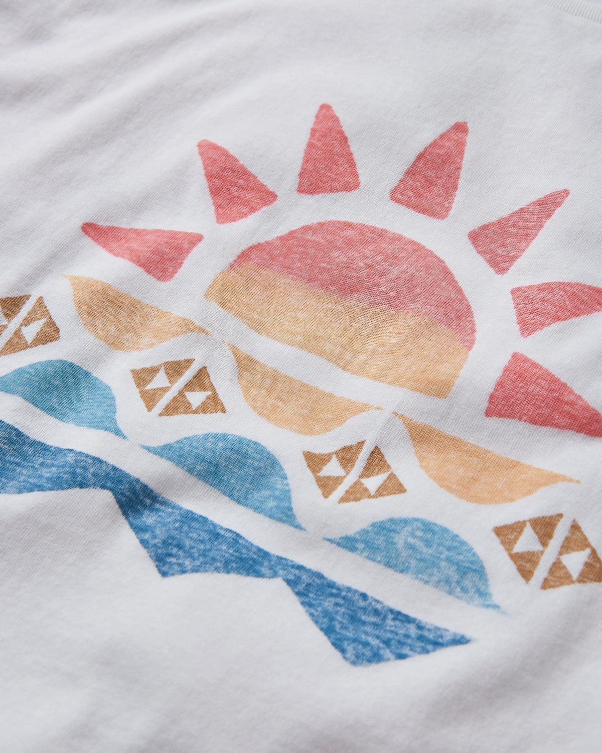 Sunray T-Shirt - White - Flatlay