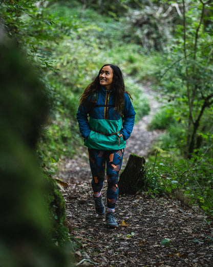 Trace Thermore® Insulated Jacket - Corsair Blue/ Jungle Green - Lifestyle
