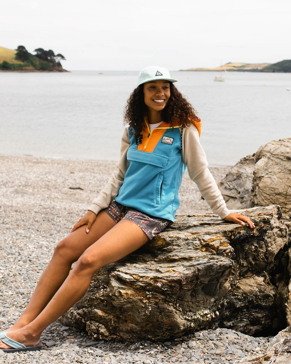 Alexander Polar Hooded Fleece - Blue Pool - Lifestyle