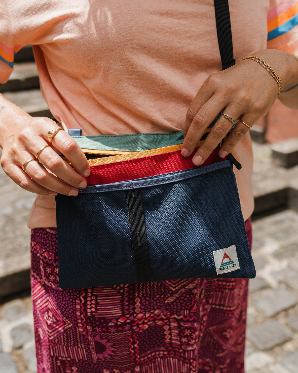 Waypoint Cross Body Bag - Multi Primary - Lifestyle - Female