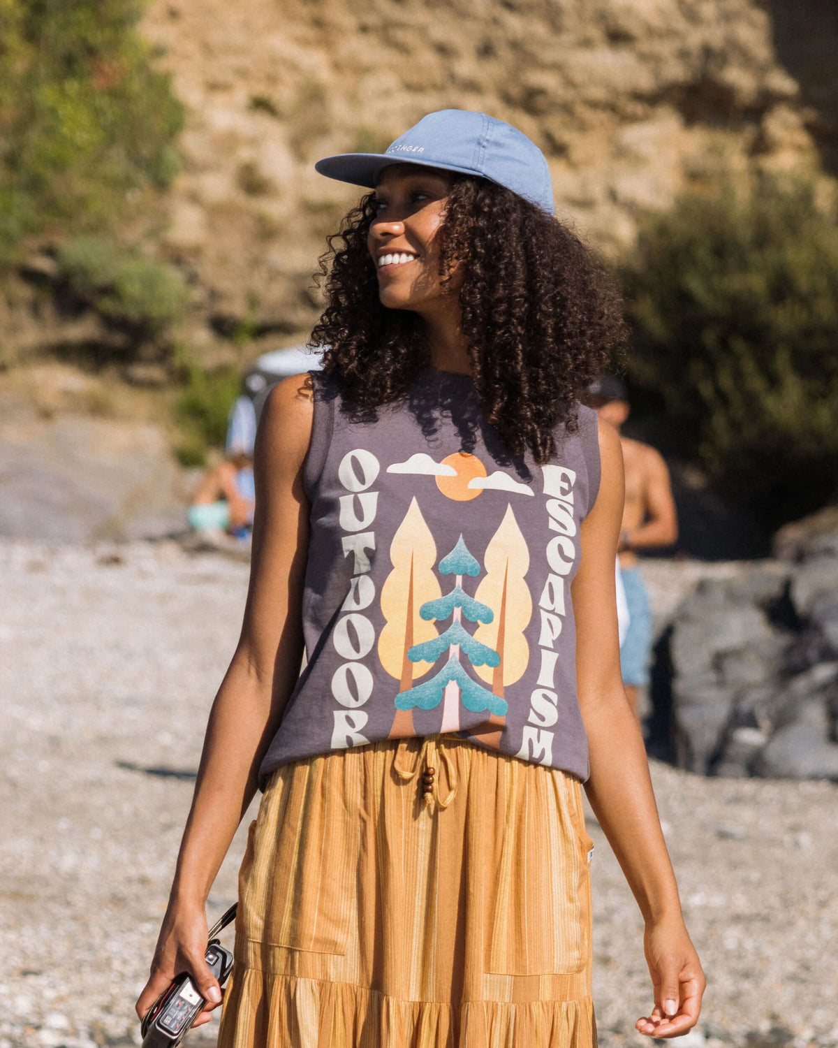Tall Pines Vest - Charcoal - Lifestyle