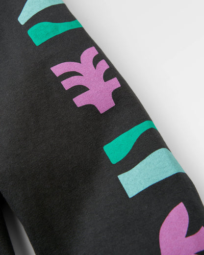 Papercut LS T-Shirt - Black - Flatlay
