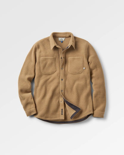 Backcountry Sherpa Fleece Shirt - Biscuit - Flatlay