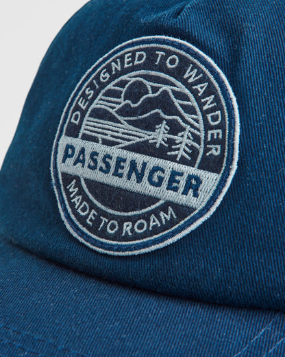 Odyssey 5 Panel Cap - Rich Navy - Flatlay