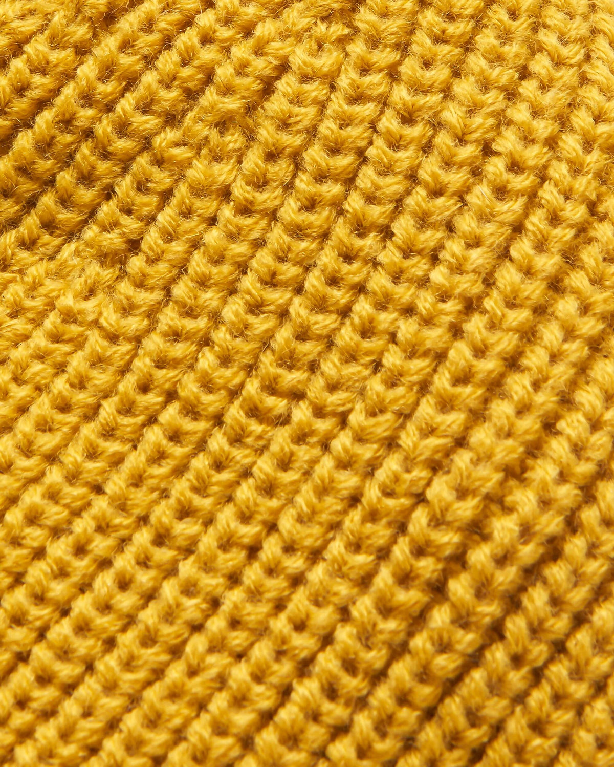Compass Beanie - Mustard Yellow - Flatlay