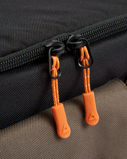 Boondocker Camera Bag - True Black/ Khaki - Flatlay