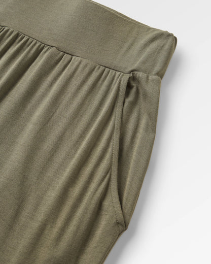 Day Dream Trouser - Dusty Olive - Flatlay