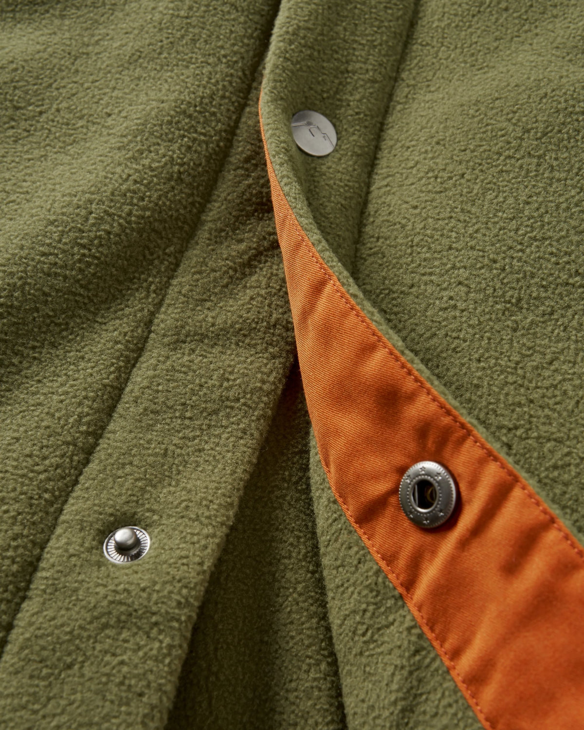 Maple Polar Fleece Shirt - Khaki - Flatlay