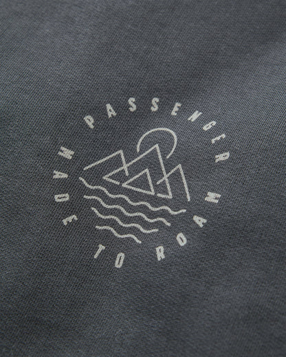Escapism Regular Fit Sweatshirt - Black - Flatlay