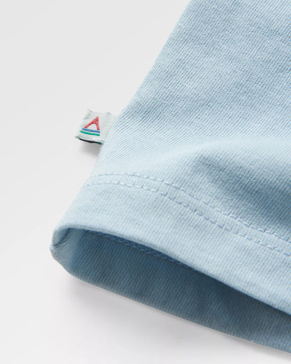 Distance Relaxed Fit T-Shirt - Blue Fog - Flatlay