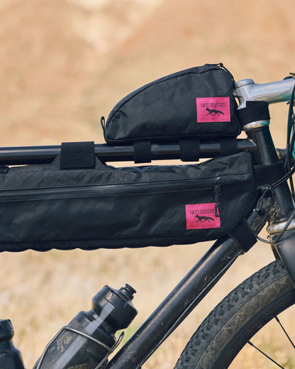 Swift Industries Hold Fast Half Frame Bag 4L - Black - Lifestyle