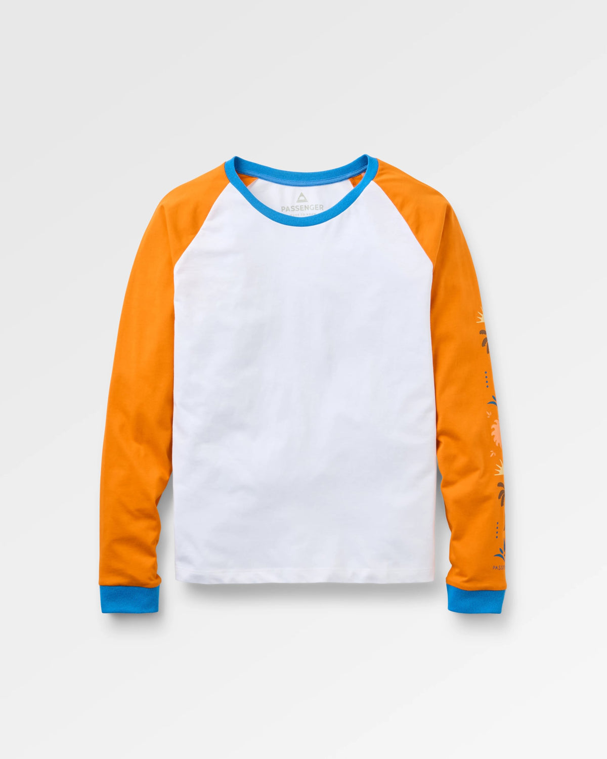 Stack LS Raglan T-Shirt - White - Flatlay