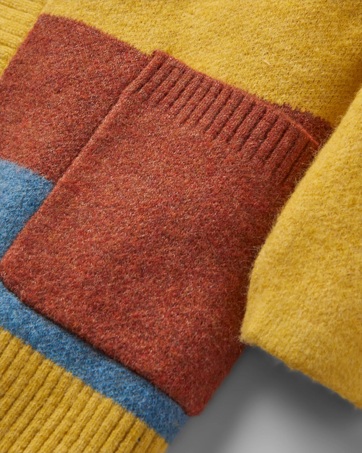 Vista Knitted Cardigan - Amber Gold - Flatlay