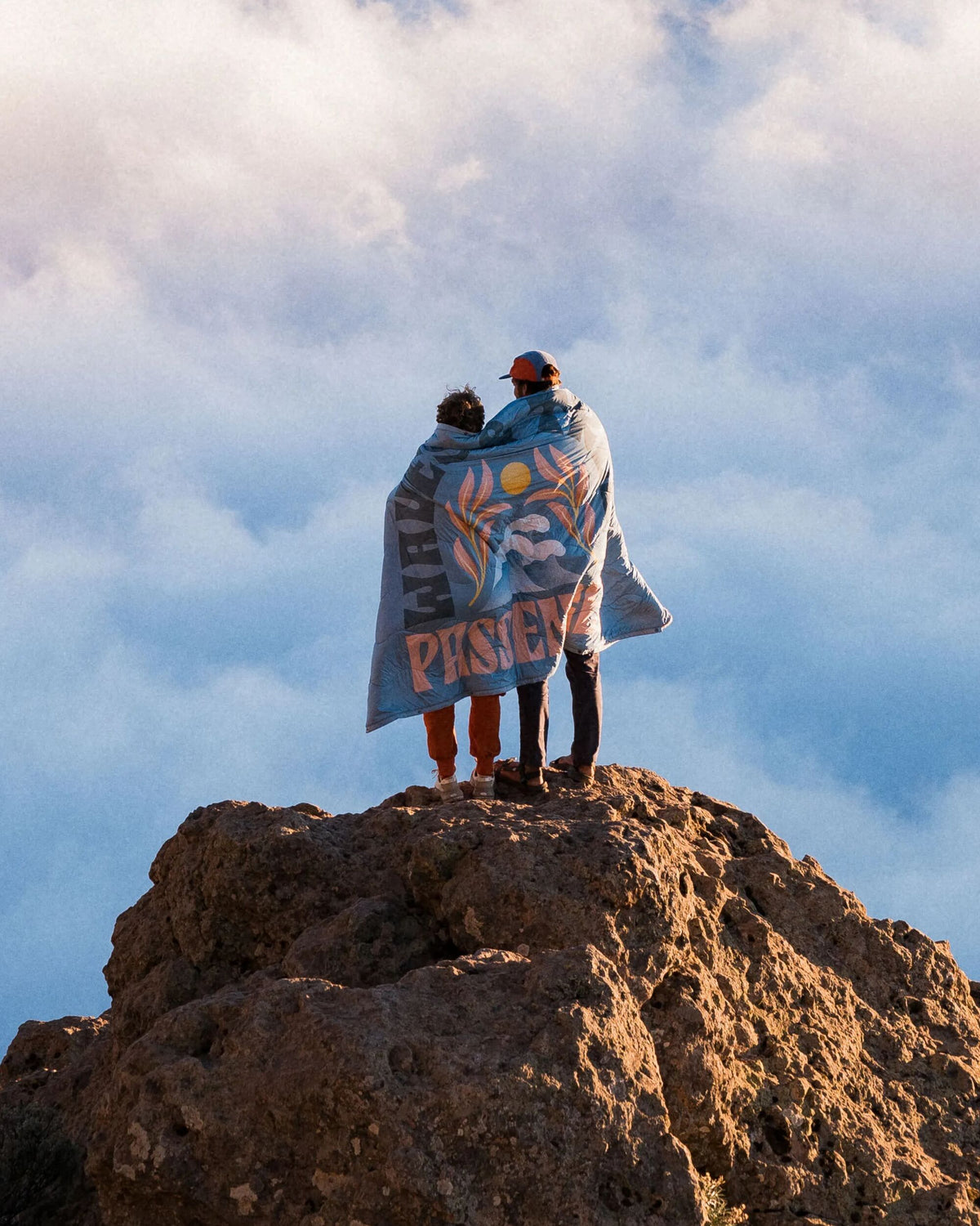 Cabin Sherpa Blanket - Faded Denim - Lifestyle