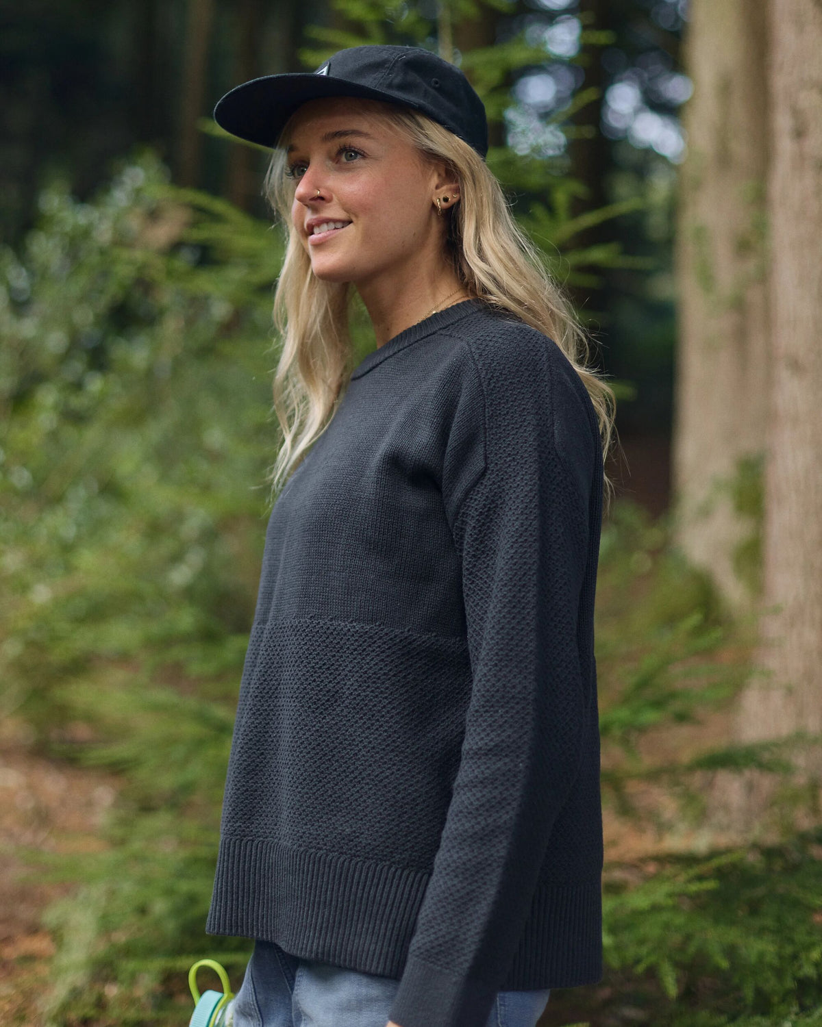 Cove Knitted Jumper - Black - Lifestyle