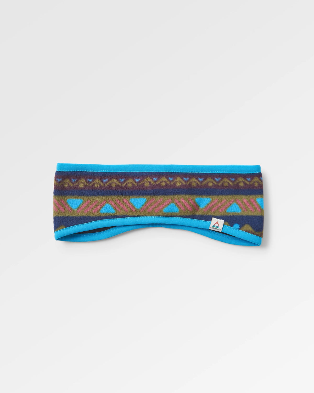 Cosy Polar Fleece Headband - Mountain Geo Multi - Flatlay