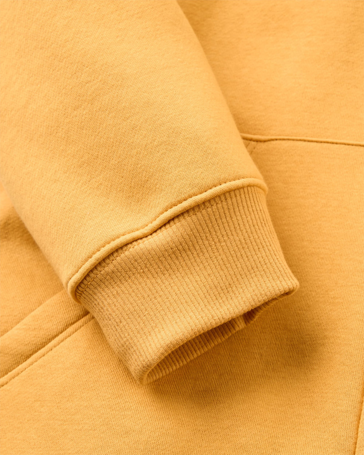 Reflect Full Zip Hoodie - Spruce Yellow - Flatlay