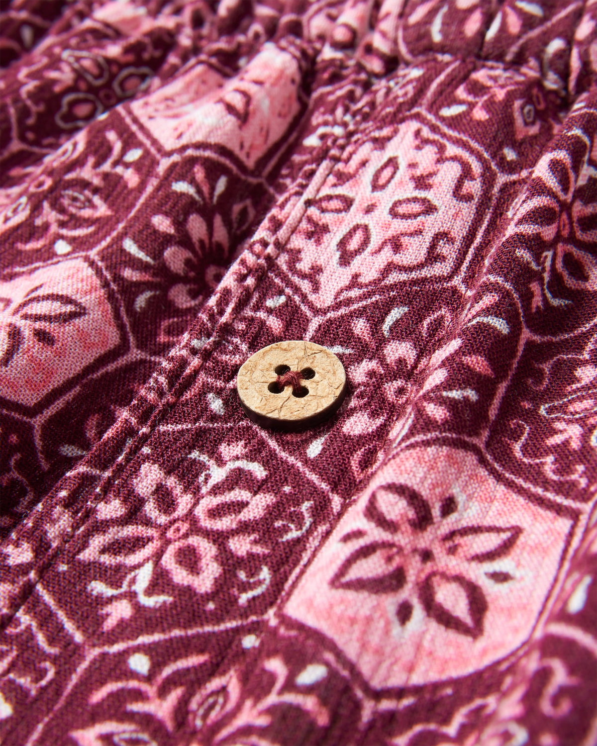 Hannah Skirt - Tile Wine - Flatlay