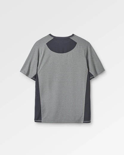 Cool Down Active T-shirt - Grey Marl - Flatlay