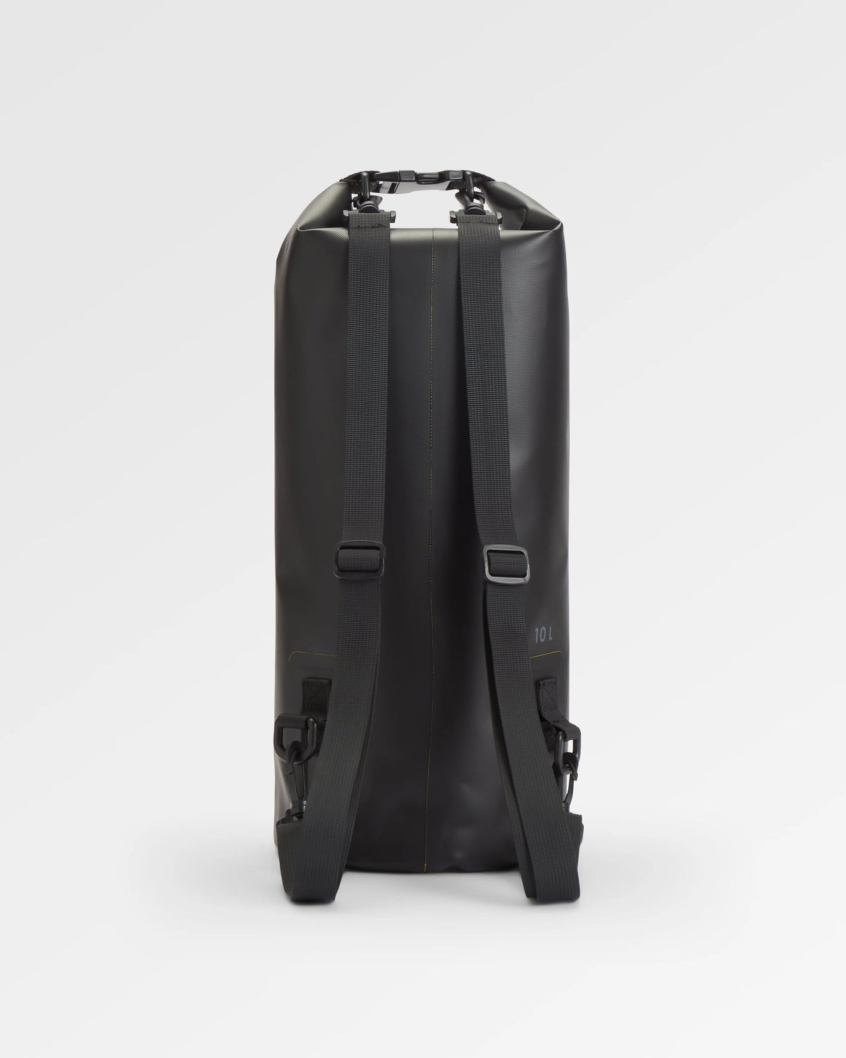 Tide 10L Dry Bag - Black - Flatlay