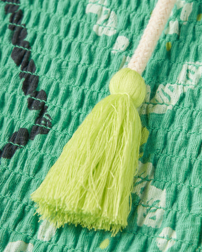 Fareway Maxi Skirt - Sunburst Green Spruce - Flatlay