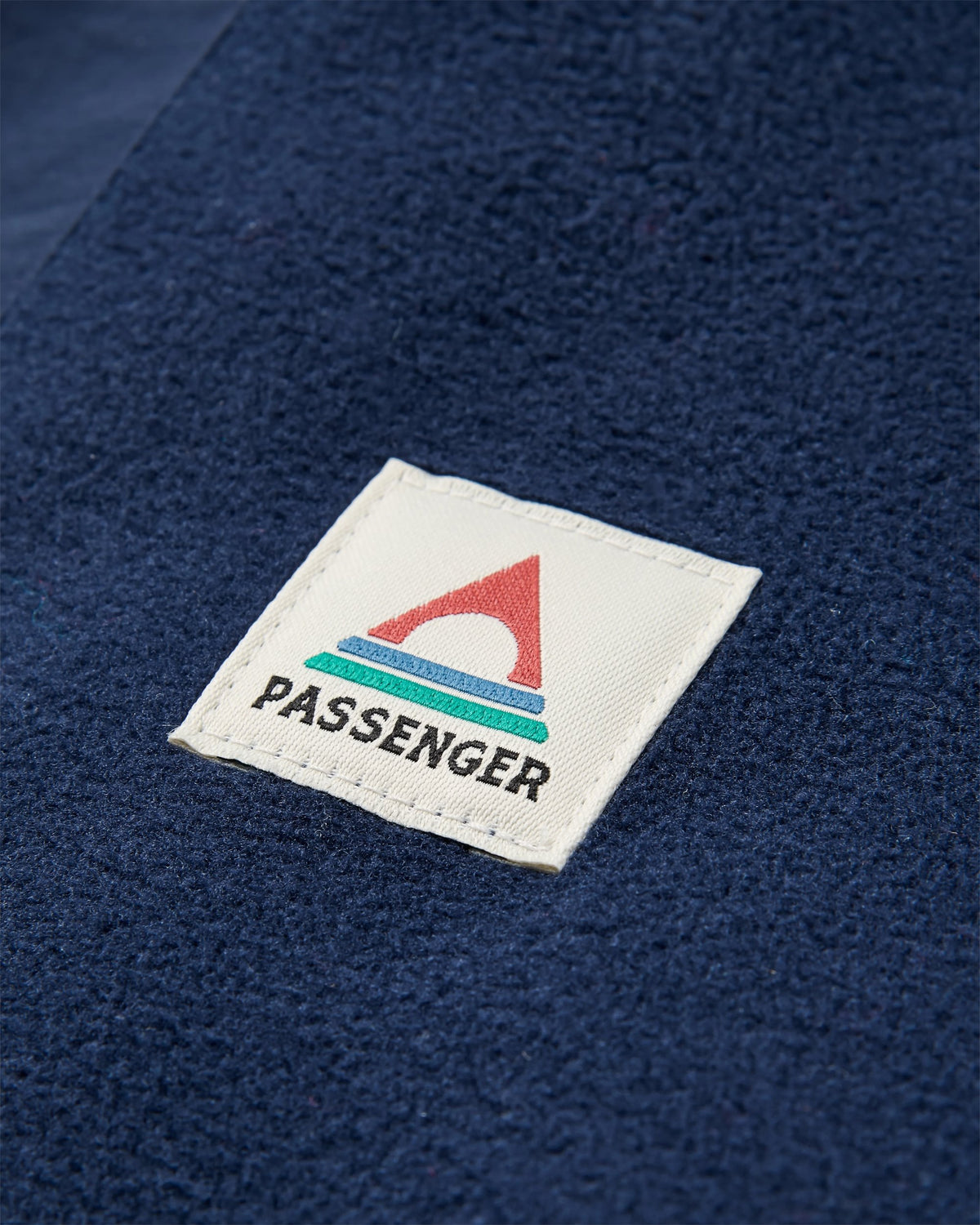 Woodland Hoodless 1/2 Zip Polartec® Fleece - Rich Navy/Dark Denim - Flatlay