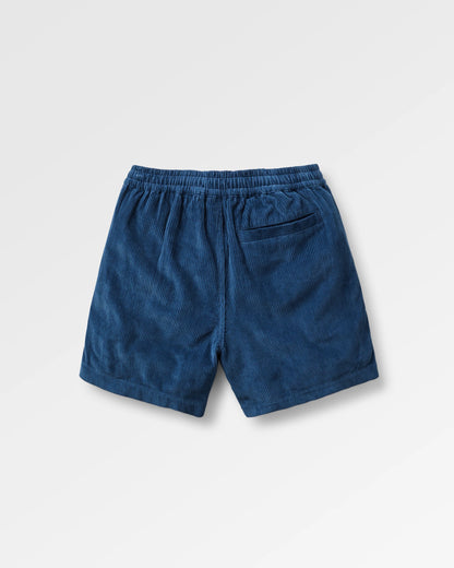 Avian Cord Short - Dark Denim - Flatlay
