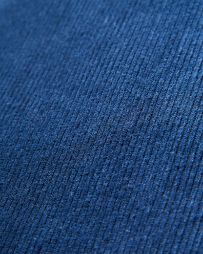 Someday Cotton Corduroy Trouser - Dark Denim - Flatlay
