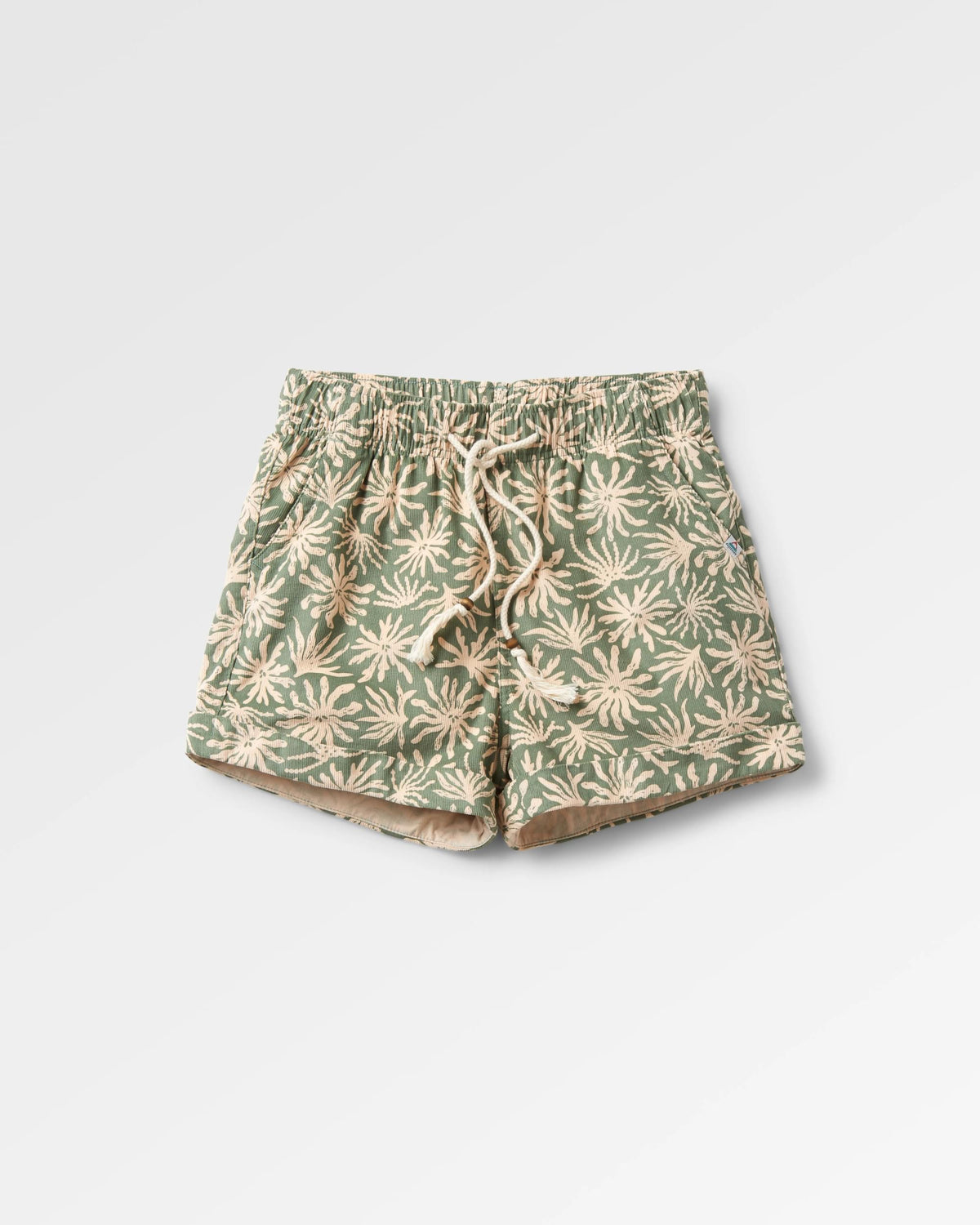 Santosa Cotton Cord Short - Seaweed Pistachio - Flatlay