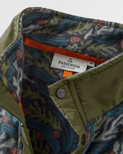 Adrift Polar Fleece - Ocean Current Black - Flatlay