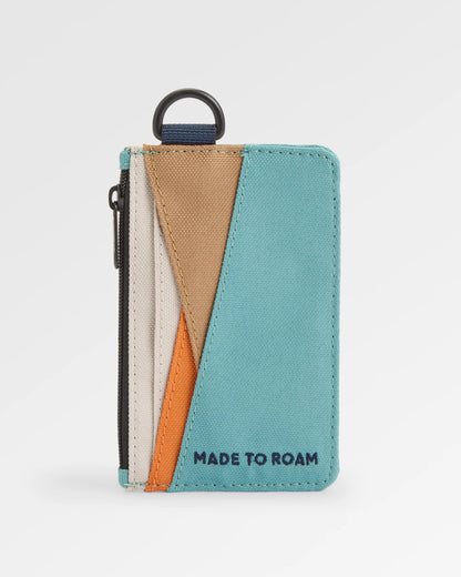 Mountain Card Holder - Arctic/Retro Orange - Flatlay