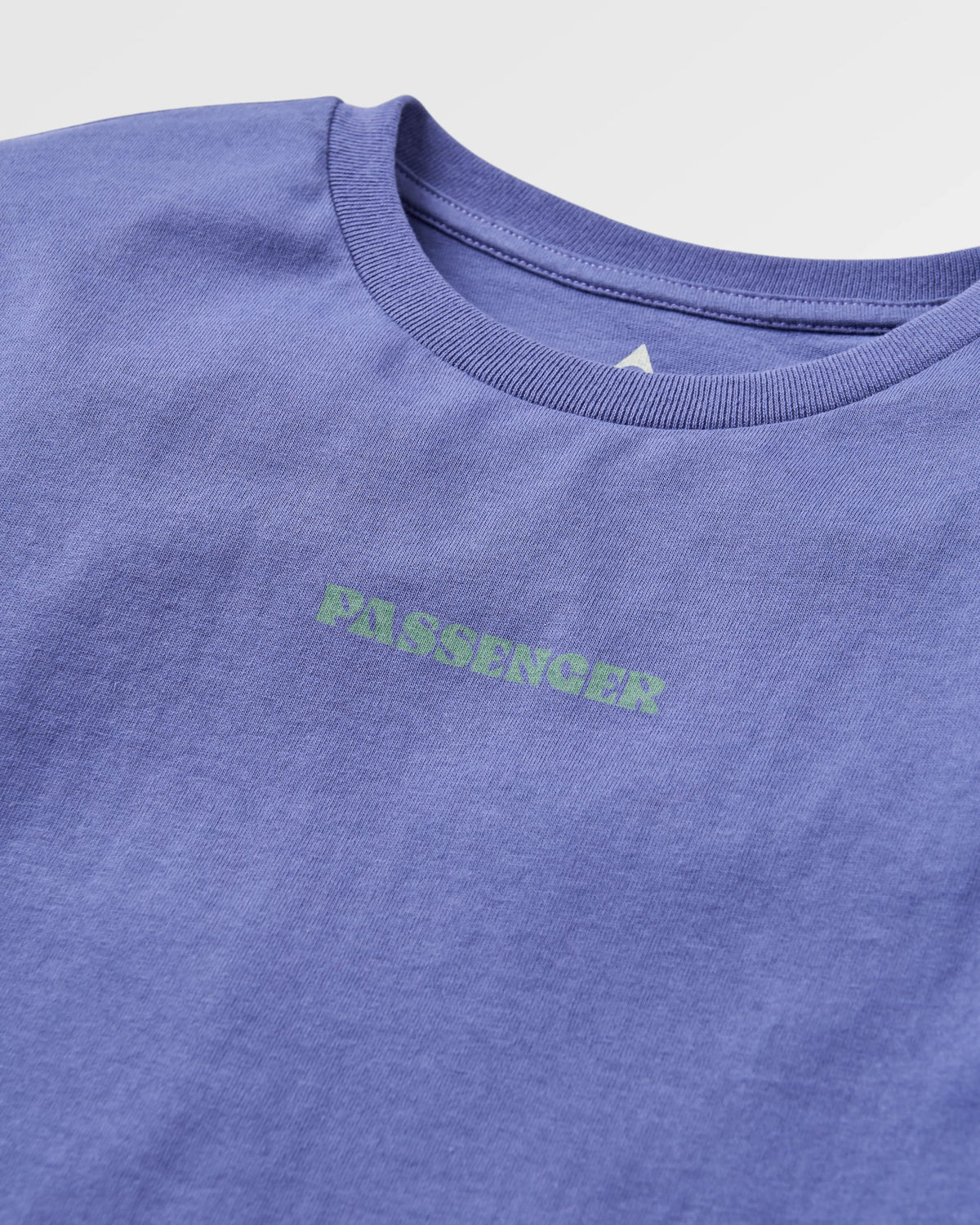 Tall Pines Men's T-Shirt - Purple Indigo - Flatlay
