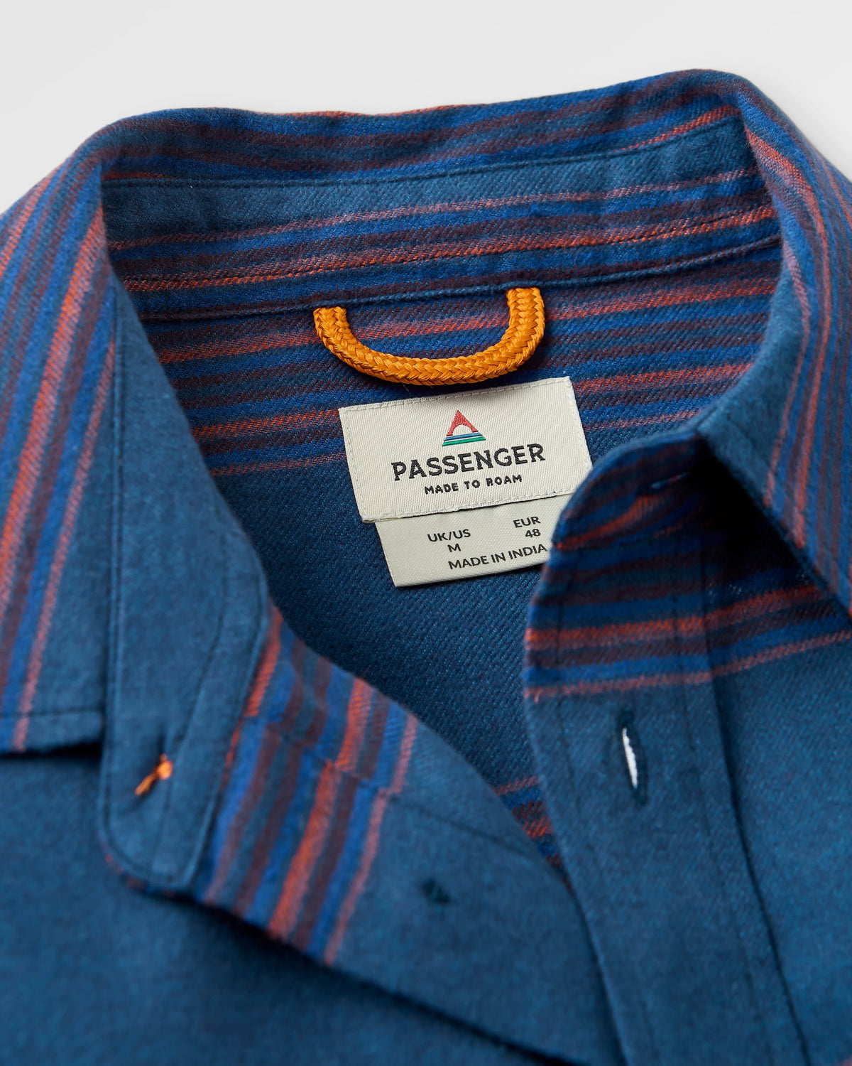 Backcountry Stripe Light Shirt - Rich Navy/Deep Plum Stripe - Flatlay