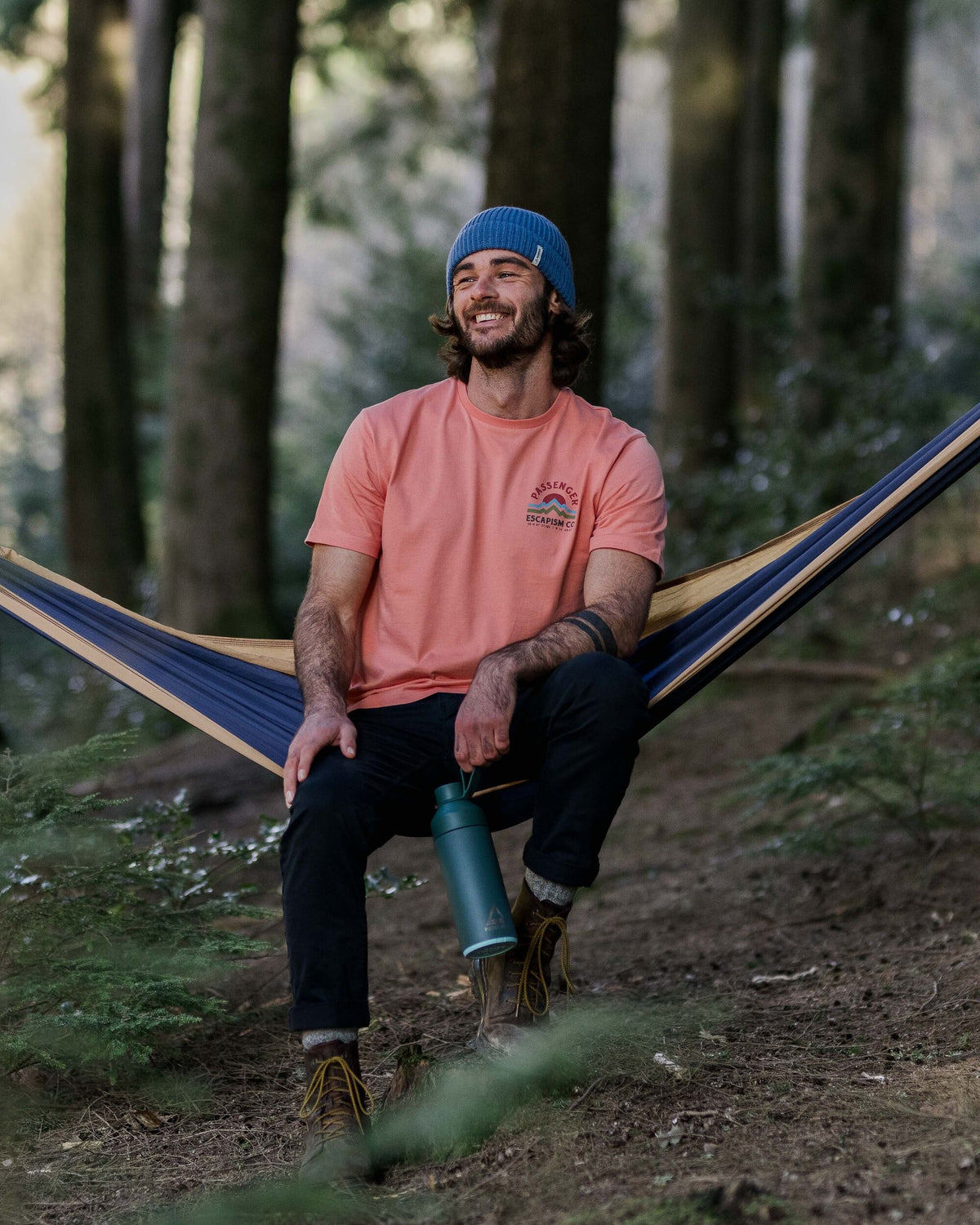 Dumont Relaxed Fit T-Shirt - Tawny Peach - Lifestyle