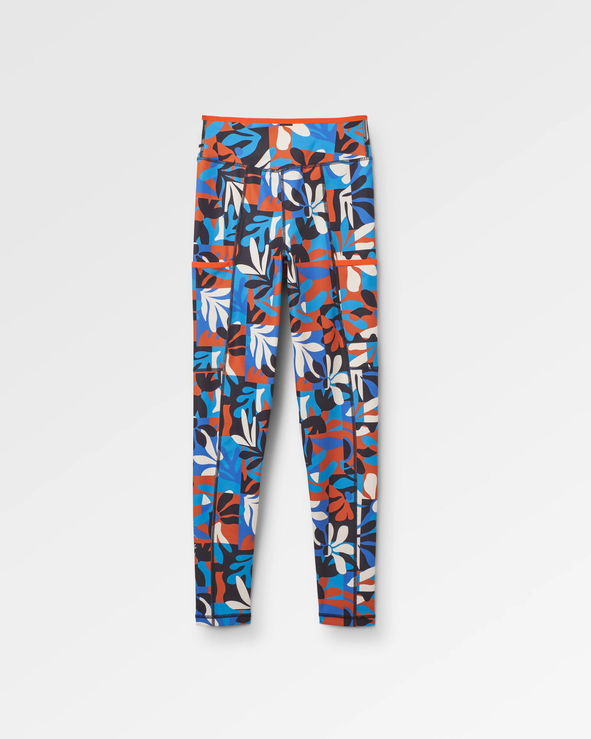 Mantra Active Legging - Mountain Foliage Blue - Flatlay