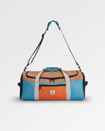 Boondocker 30L Duffel - Arctic/Retro Orange - Flatlay