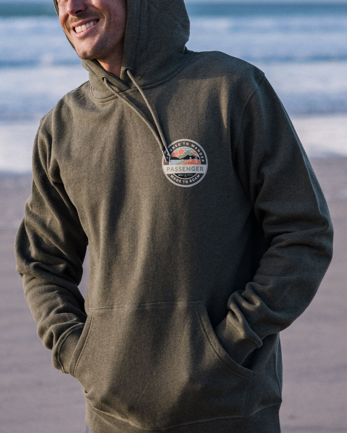 Odyssey Hoodie - Khaki Marl - Lifestyle - Male