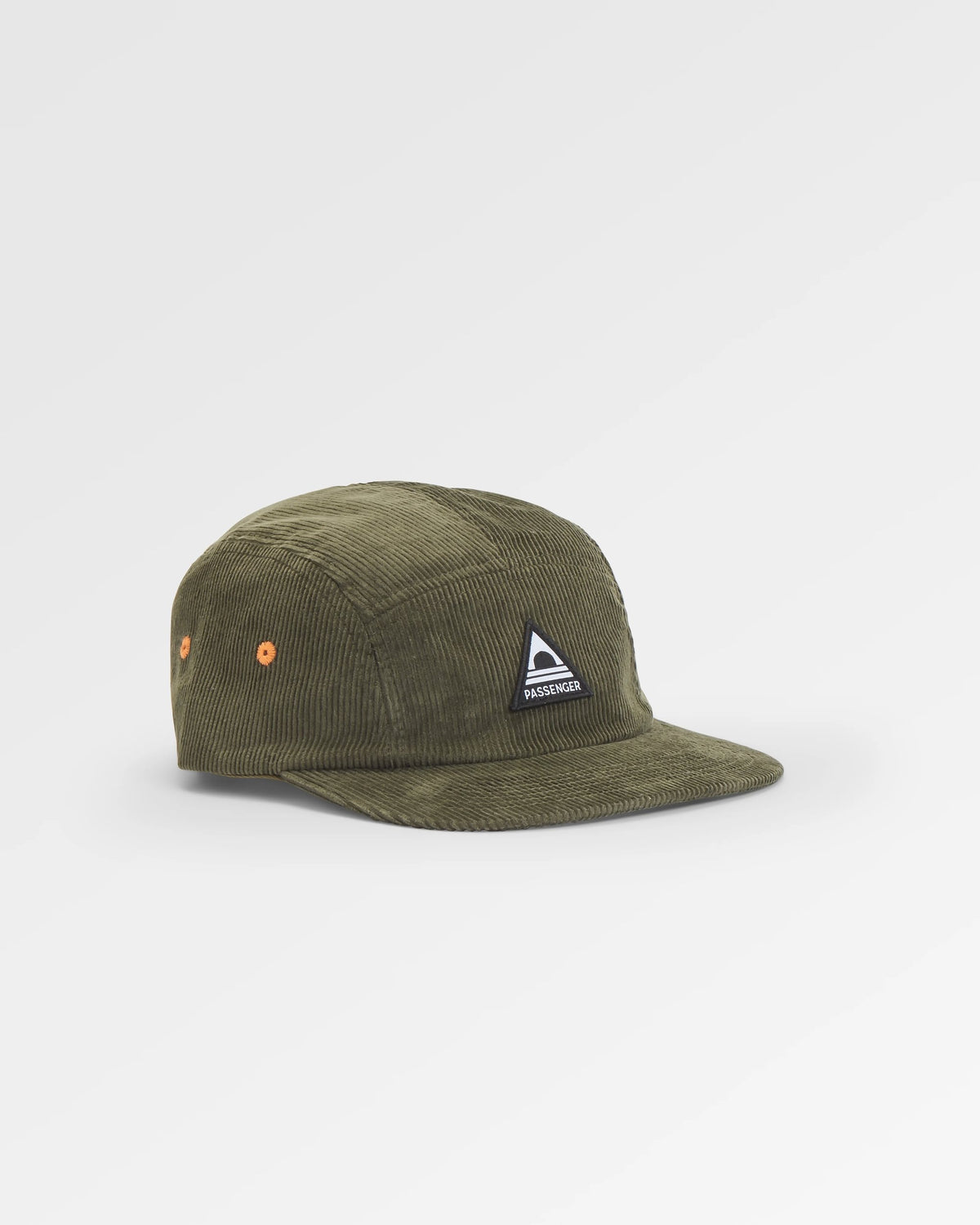Fixie Cord 5 Panel Cap - Khaki - Flatlay